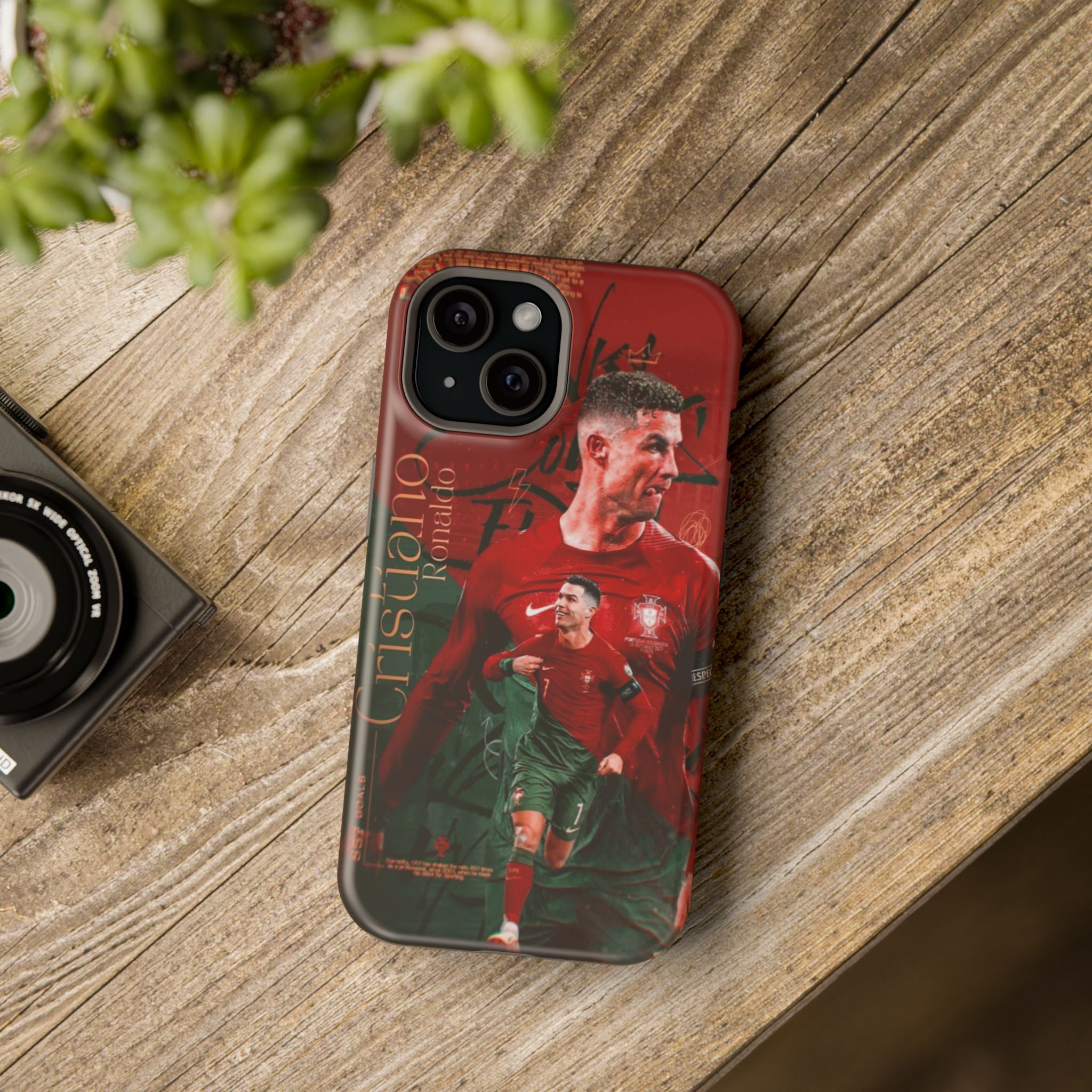 Cristiano Ronaldo Phone Case With Magsafe, Soccer Fan Gift